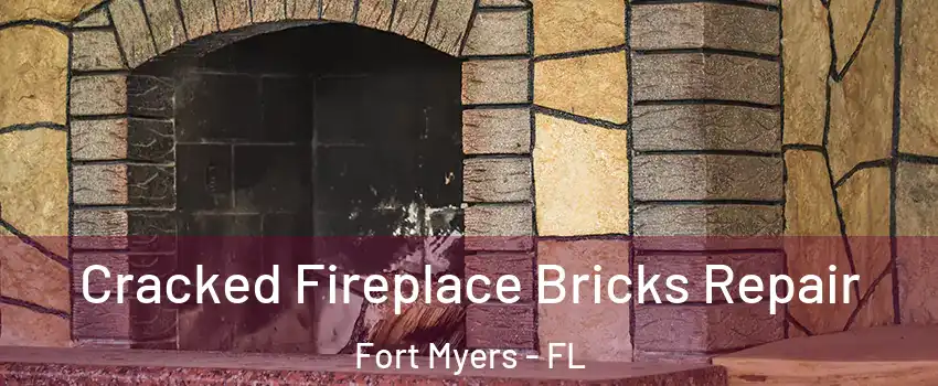  Cracked Fireplace Bricks Repair Fort Myers - FL