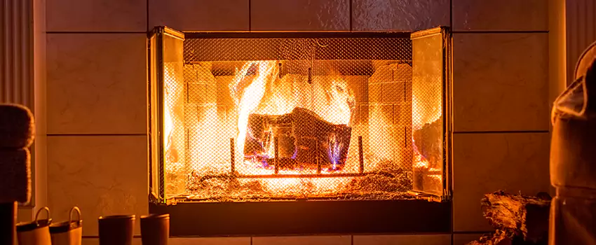 Mendota Hearth Landscape Fireplace Installation in Fort Myers, Florida