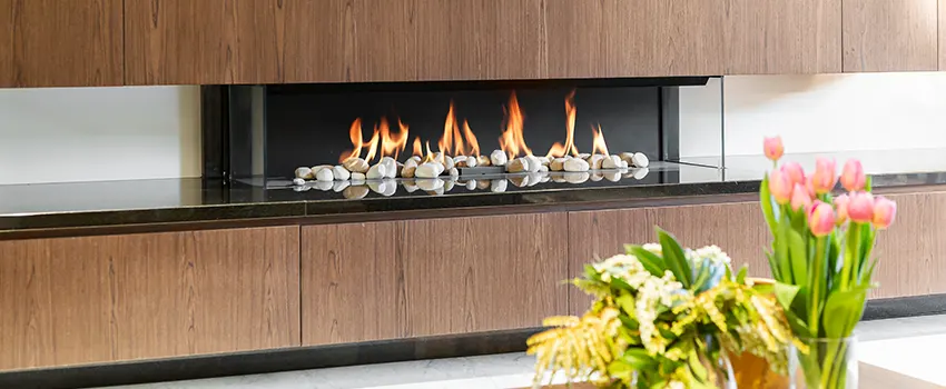 Double-height Fireplace Design Refurbishment in Fort Myers, Florida