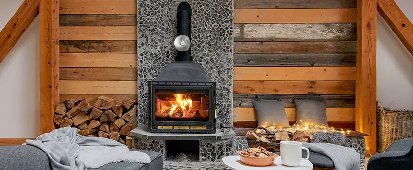 Thelin Hearth Products Direct Vent Gas Stove Fireplace Inspection in Fort Myers, Florida